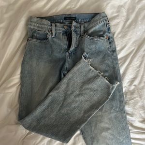 Lucky Brand Ava Mid rise crop mini boot